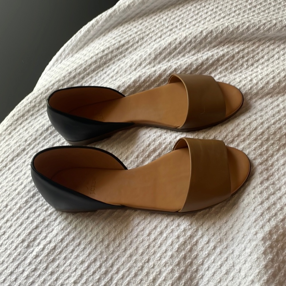 Two Tone Sandals by J Crew